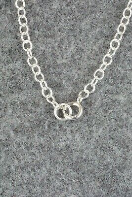 Turquoise & Sterling Silver Necklace - Spencer