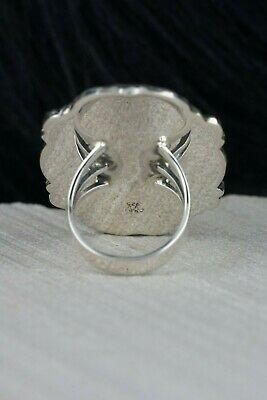 Navajo 4 Stone Turquoise and Sterling Silver Ring - Harold Becenti - Size 7.25 - High Lonesome Trading