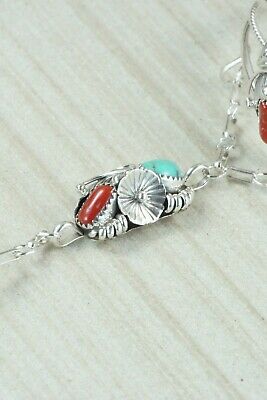 Turquoise & Coral Bracelet and Ring - Max Calladitto