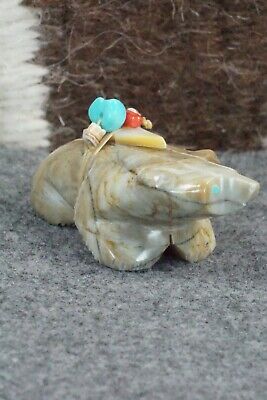 Badger Zuni Fetish Carving - Stewart Alanzo