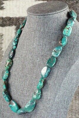 Turquoise & Sterling Silver Necklace - Navajo