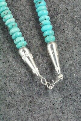 Turquoise & Sterling Silver Necklace - Navajo