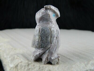 Owl - Zuni Fetish - Allison White - Zuni Owl Carving - Native American - High Lonesome Trading
