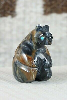 Bear Zuni Fetish Carving - Ronnie Lunasee - High Lonesome Trading
