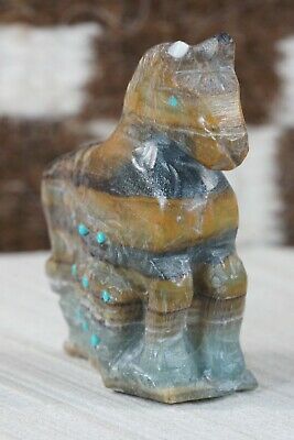 Horse Zuni Fetish Carving - Jerrold Lahaleon - High Lonesome Trading
