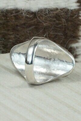 Turquoise & Sterling Silver Ring - Lyolita Tsattie - Size 13.5
