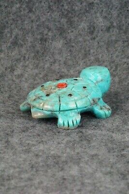 Turtle Zuni Fetish Carving - Reynold Lunasee