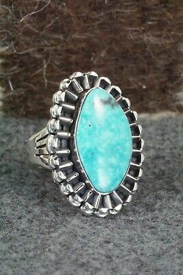 Turquoise & Sterling Silver Ring - Jimson Belin - Size 6