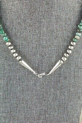 Turquoise & Sterling Silver Necklace - Navajo