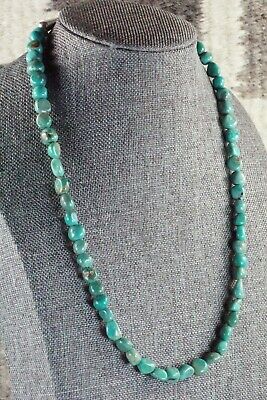 Turquoise & Sterling Silver Necklace - Louise Joe