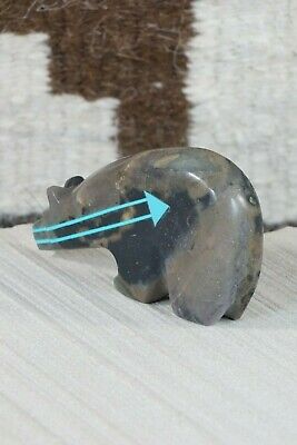 Bear Zuni Fetish Carving - Donovan Laiwakete - High Lonesome Trading