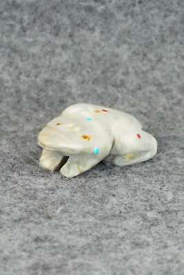 Frog Zuni Fetish Carving - Todd Lowsayatee