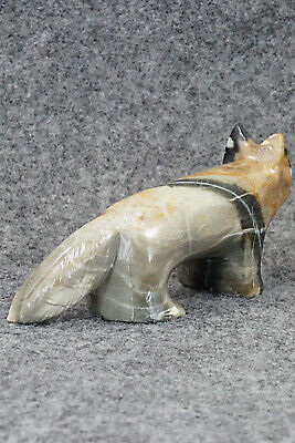 Wolf Zuni Fetish Carving - Ronnie Lunasee