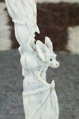 Bat Zuni Fetish Carving - Lewis Malie Jr. - High Lonesome Trading