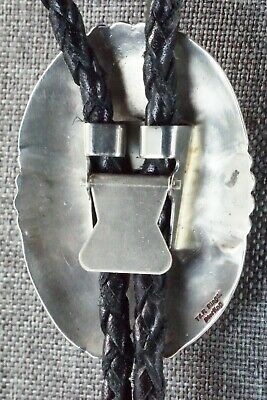 Turquoise & Sterling Silver Bolo Tie - Richard Singer - High Lonesome Trading