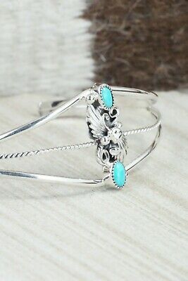 Turquoise and Sterling Silver Bracelet - Roger Pino