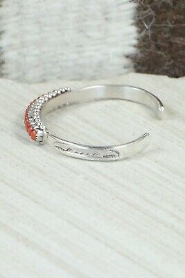Coral & Sterling Silver Bracelet - Irma Unkestine