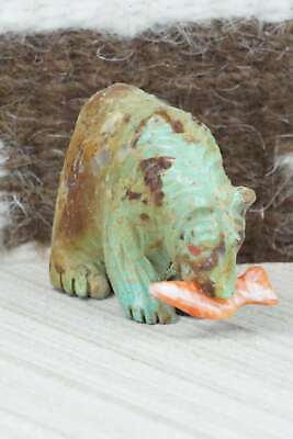 Bear Zuni Fetish Carving - Andres Quandelacy