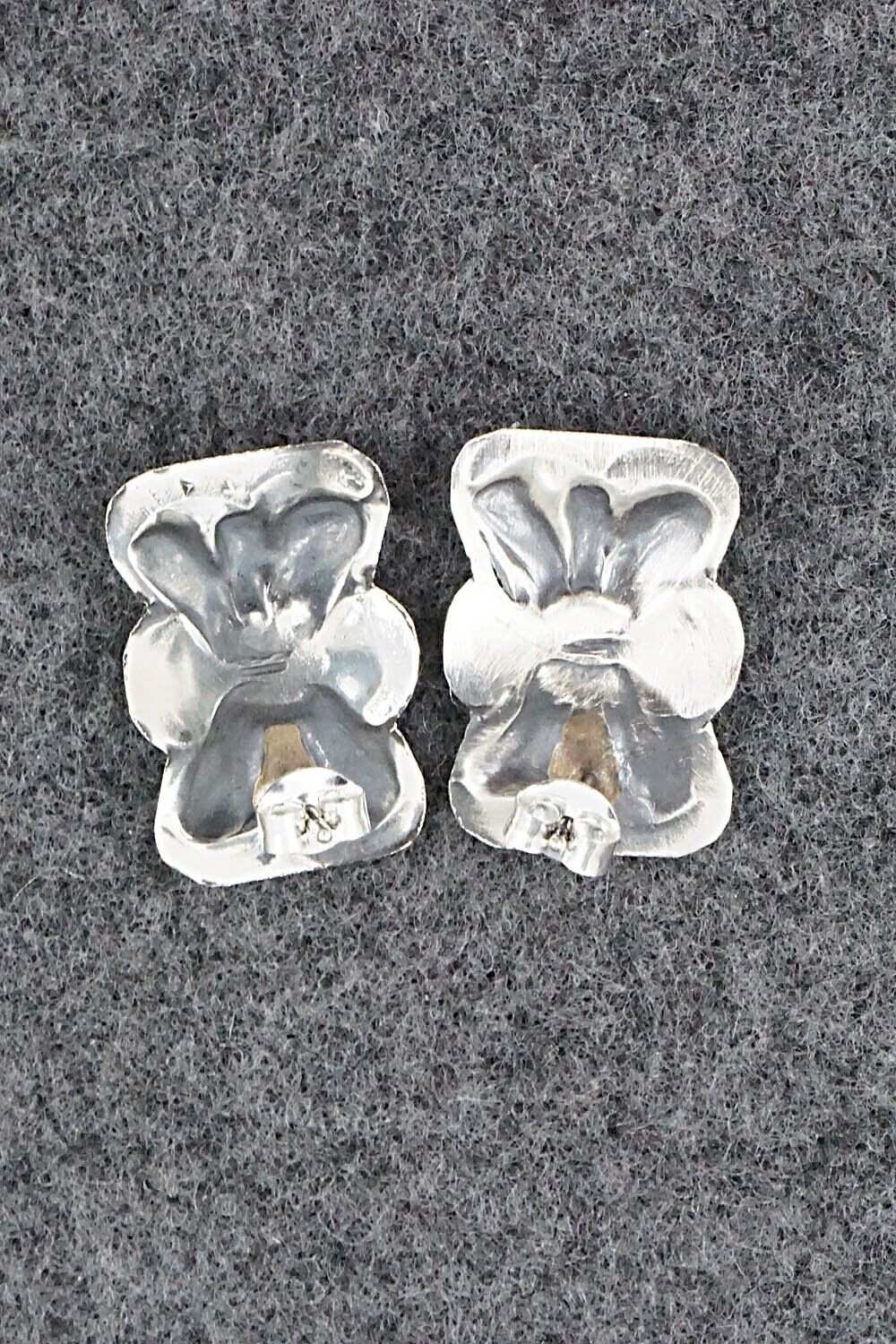 Turquoise & Sterling Silver Earrings - Joan Begay