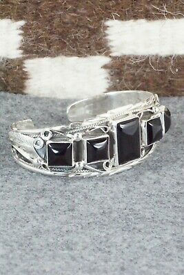 Onyx & Sterling Silver Bracelet - Davey Morgan