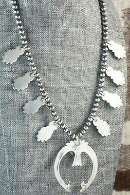 Turquoise & Sterling Silver Squash Blossom - Bobby Platero