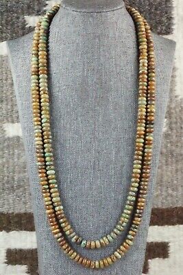 Turquoise & Sterling Silver Necklace - Navajo