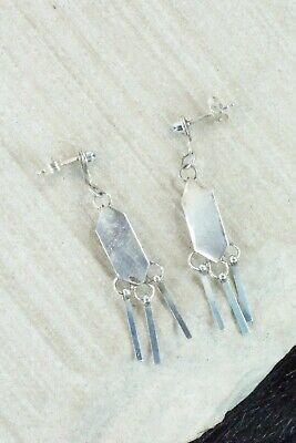 Turquoise & Sterling Silver Earrings - Abigail Amesoli - High Lonesome Trading