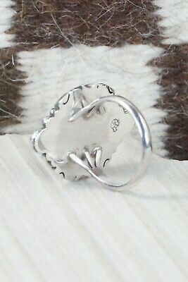 Turquoise & Sterling Silver Ring - Daniel Benally - Size 10