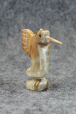Hummingbird Zuni Fetish Carving - Justin Red Elk