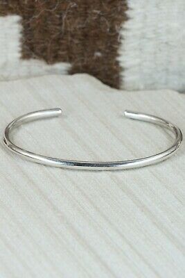 Navajo Sterling Silver Bracelet - Elaine Tahe