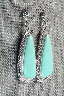 Turquoise & Sterling Silver Earrings - Verley Betone
