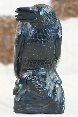 Crow Zuni Fetish Carving - Derrick Kaamasee