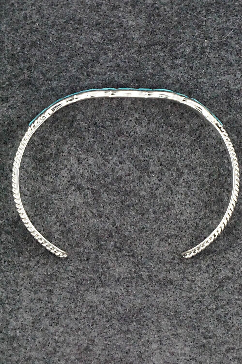 Turquoise and Sterling Silver Bracelet - Derrick & Lorella Chavez