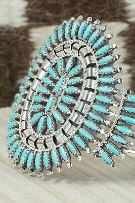 Zuni Turquoise & Sterling Silver Bracelet - Nathaniel Nez