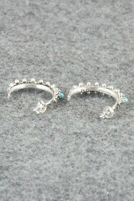Turquoise & Sterling Silver Earrings - Stephen Haloo