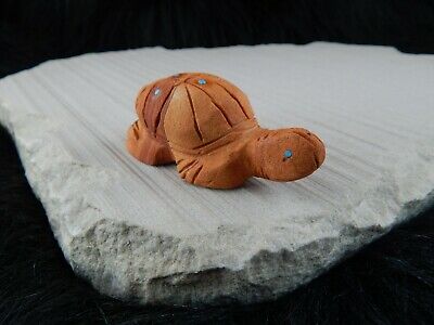 Turtle Zuni Fetish Carving - Louise Ponchuella - High Lonesome Trading