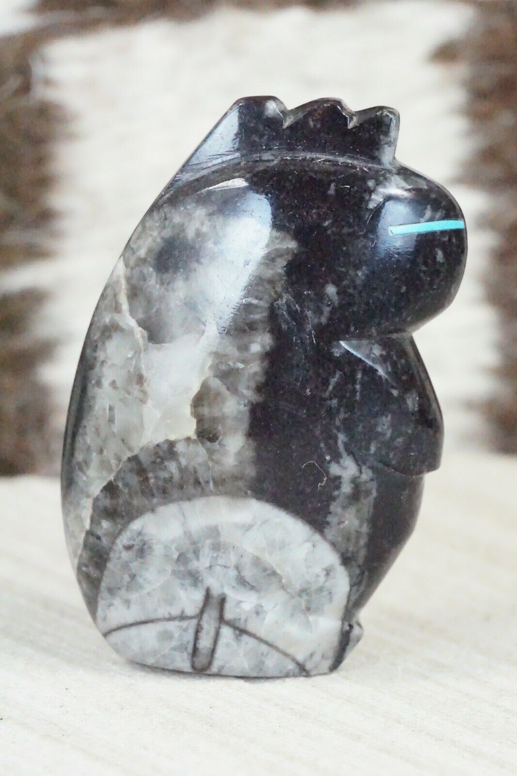 Lizard Zuni Fetish Carving - Abby Quam - High Lonesome Trading