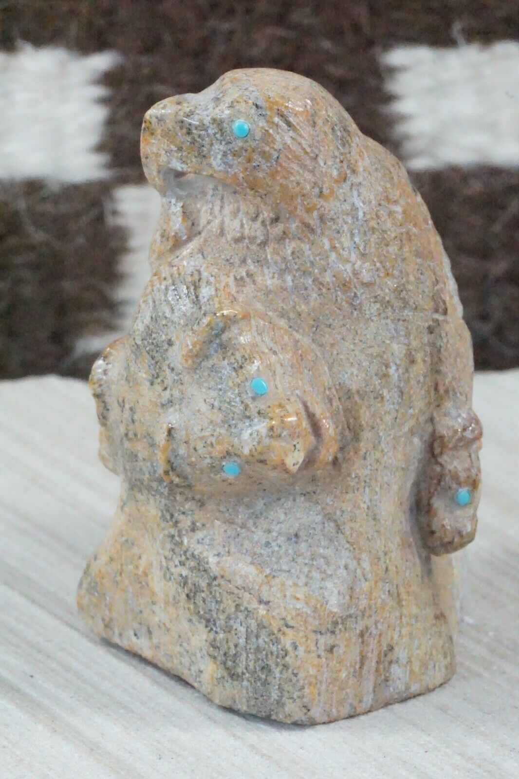 Six Directional Zuni Fetish Carving - Derrick Kaamasee