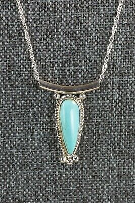 Navajo Turquoise & Sterling Silver Necklace - Sharon McCarthy