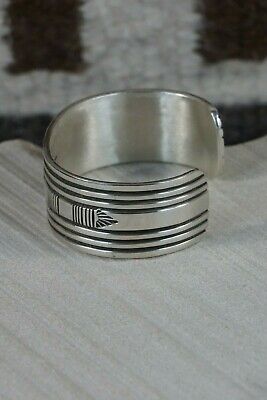 Navajo Sterling Silver Bracelet - Bruce Morgan - High Lonesome Trading