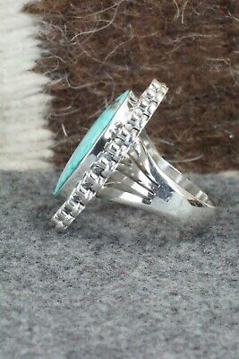 Turquoise & Sterling Silver Ring - Jimson Belin - Size 6