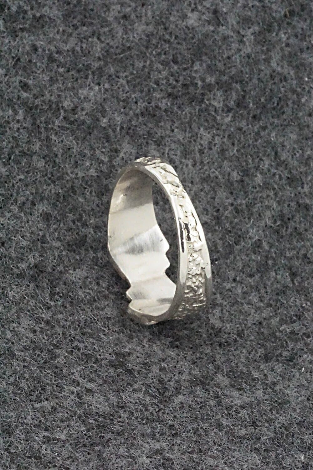 Turquoise & Sterling Silver Ring - Bonnie Quam - Size 8