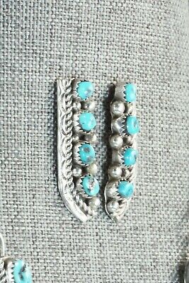 Turquoise & Sterling Silver Necklace and Earrings - Darlene Begay