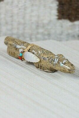 Mountain Lion Zuni Fetish Carving - Peter Gasper - High Lonesome Trading