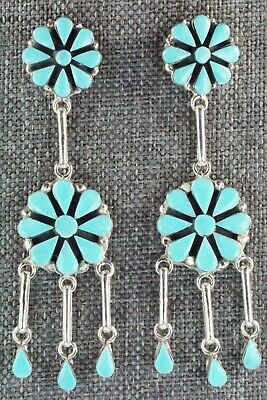 Turquoise & Sterling Silver Earrings - Arlo Kanteena