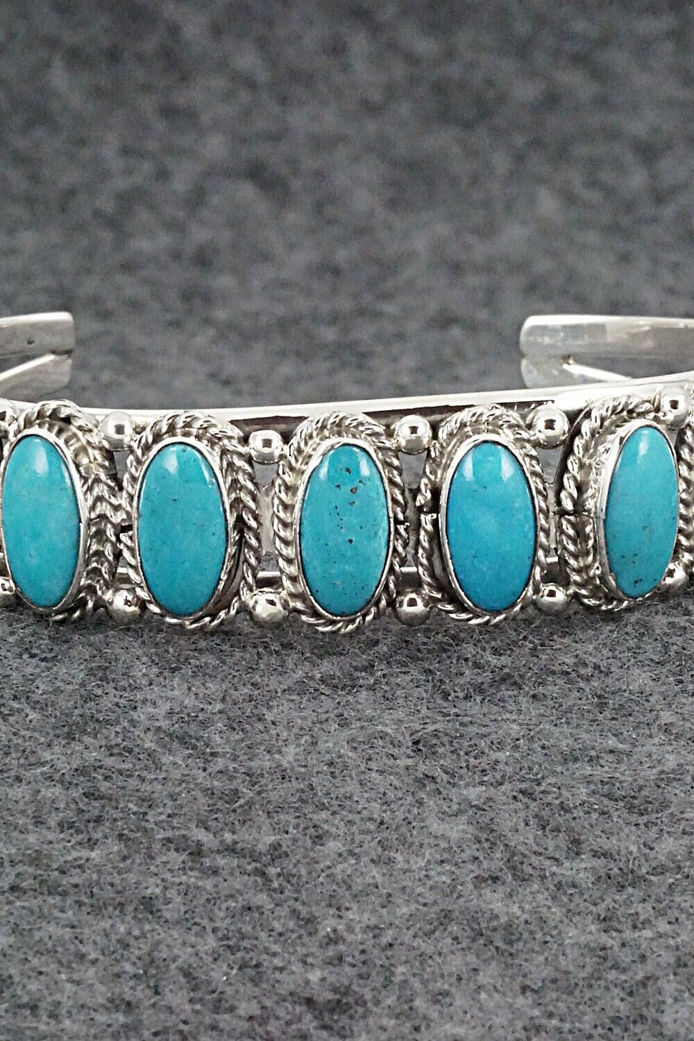 Turquoise & Sterling Silver Bracelet - Roberta Begay