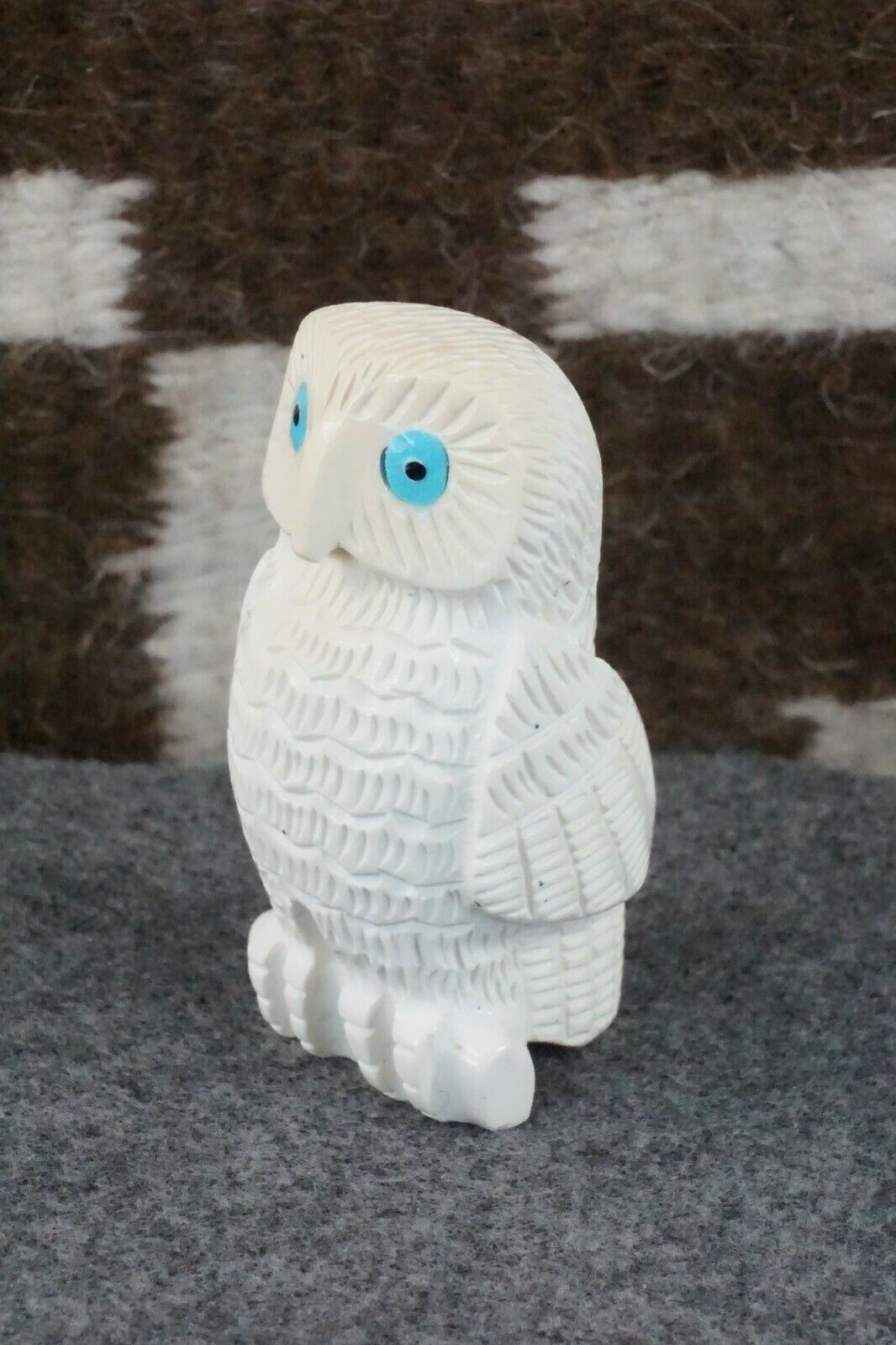 Owl Zuni Fetish Carving - Christine Banteah