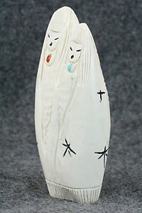 Corn Maiden Zuni Fetish Carving - Sandra Quandelacy