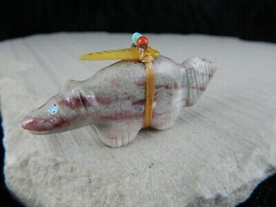 Wolf Zuni Fetish Carving - Peter Gasper - High Lonesome Trading