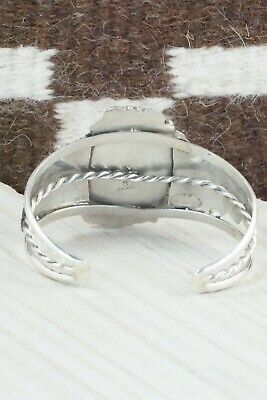 Turquoise, Coral & Sterling Silver Bracelet - Shirley Largo
